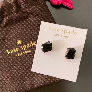 Kate Spade Black Stud Earrings